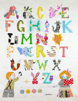 Yoshie, Animal Alphabet. Available at Little Carousel Gallery