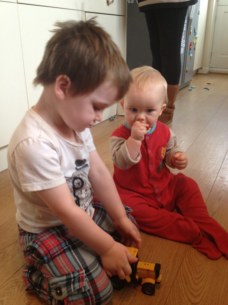 The boys frequently scrap over toys in our house, but they are appropriately reprimanded. What do you do?