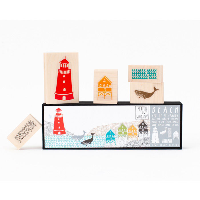 The beach stamp set - wouldn't this be so sweet to gift as a reminder of your recent Spring holiday?