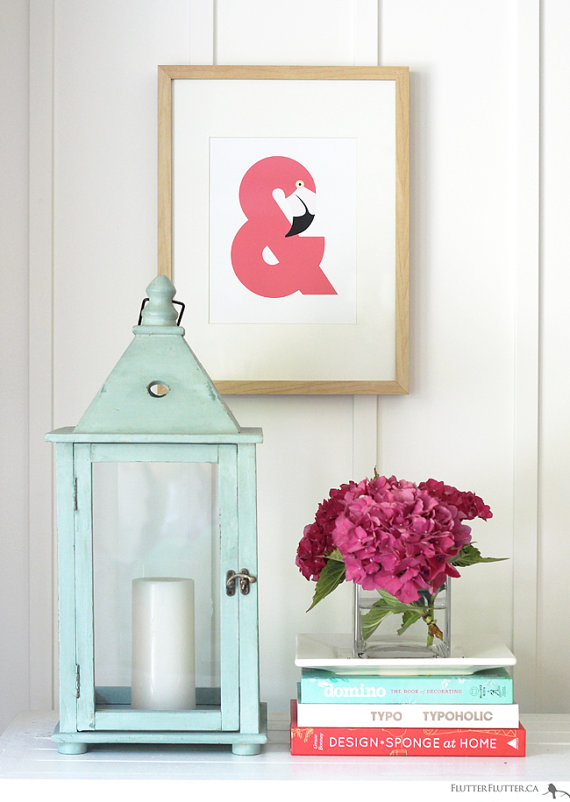 Flamingo anyone? Can I just say, I do need a nook like this in my home!