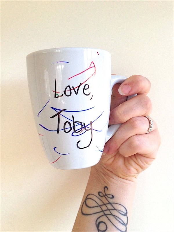 Personalised mugs for Father's day via Toby & Roo :: daily inspiration for stylish parents and their kids.
