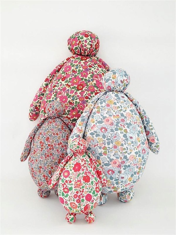 Pigmée liberty dolls via Toby & Roo :: daily inspiration for stylish parents and their kids.