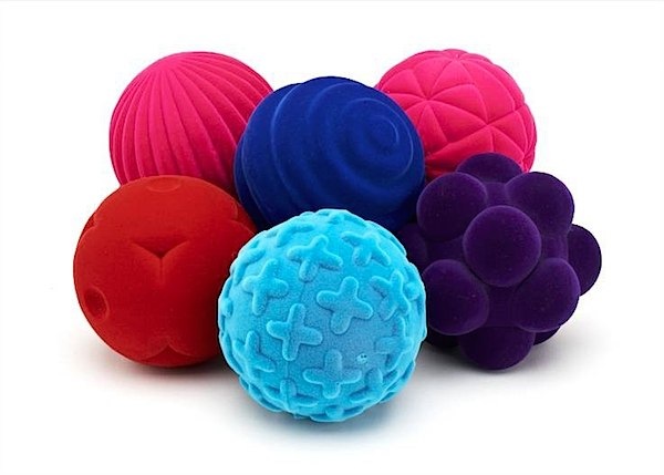 Rubbabu balls for sensory & motor skills for baby via Toby & Roo :: daily inspiration for stylish parents and their kids?