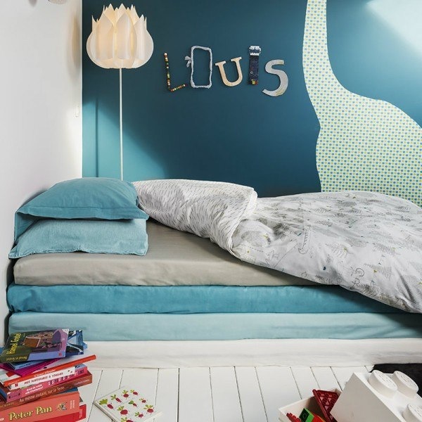 Louis le Sec water proof bedding via Toby & Roo :: daily inspiration for stylish parents and their kids.