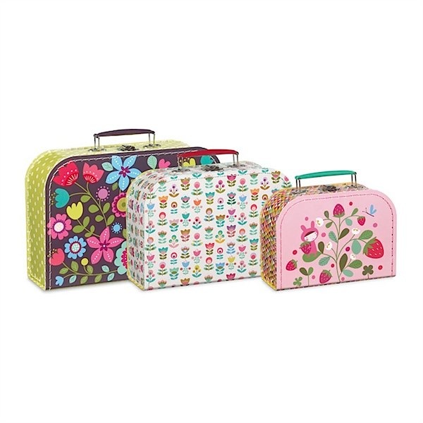 Mini Labo Suitcase sets via Toby & Roo :: daily inspiration for stylish parents and their kids.