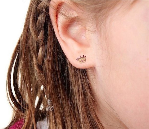 b*INK'd temporary earring tattoos via Toby & Roo :: daily inspiration for stylish parents and their kids.