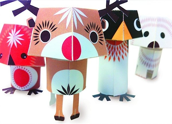 MIBO Christmas cards via Toby & Roo :: daily inspiration for stylish parents and their kids.
