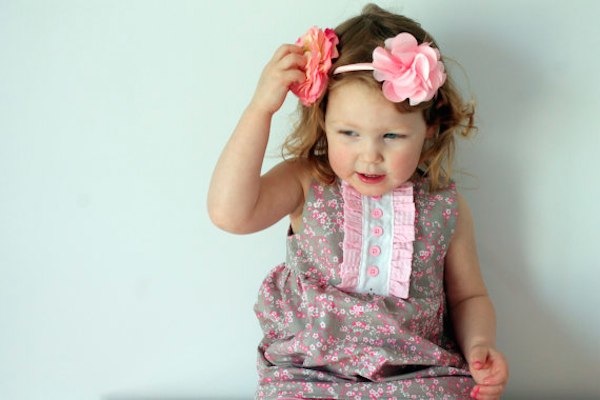 Little Pink Peony girlswear via Toby & Roo :: daily inspiration for stylish parents and their kids.
