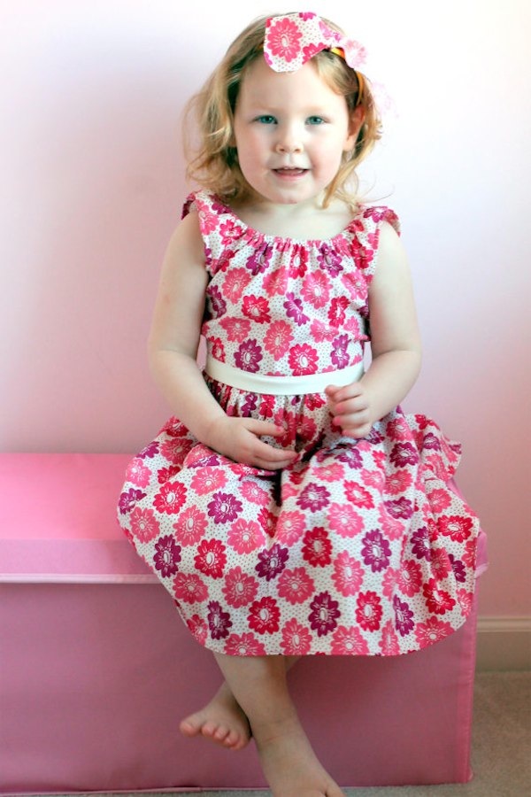 Little Pink Peony girlswear via Toby & Roo :: daily inspiration for stylish parents and their kids.