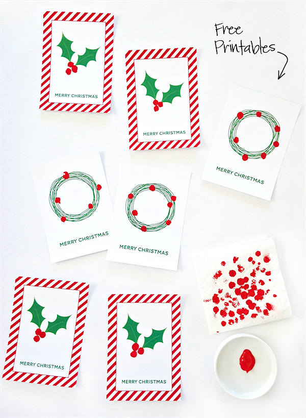 FREE printable Christmas cards from i heart nap time via Toby & Roo :: daily inspiration for stylish parents and their kids.