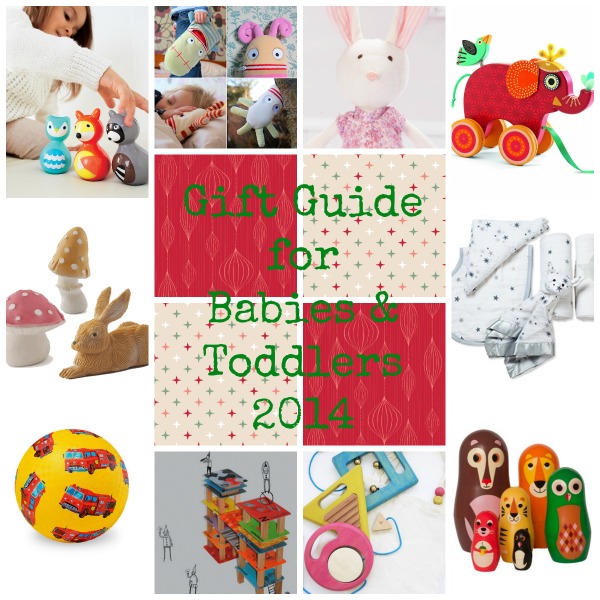 Gift guide for babies and toddlers 2014 via Toby & Roo :: daily inspiration for stylish parents and their kids.