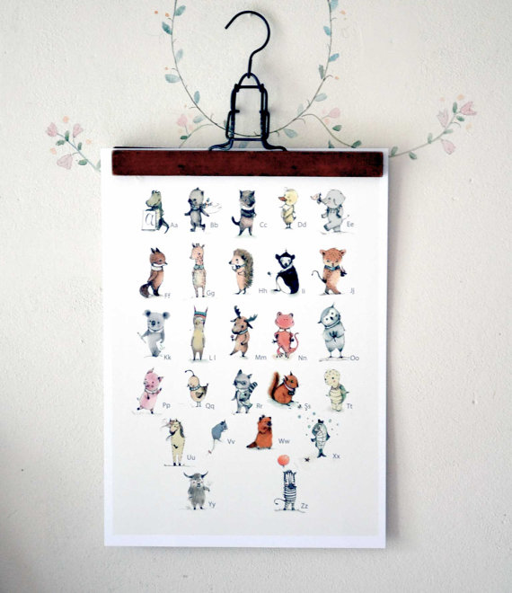 Traditional nursery art work from Paola Zakimi via Toby & Roo :: daily inspiration for stylish parents and their kids.