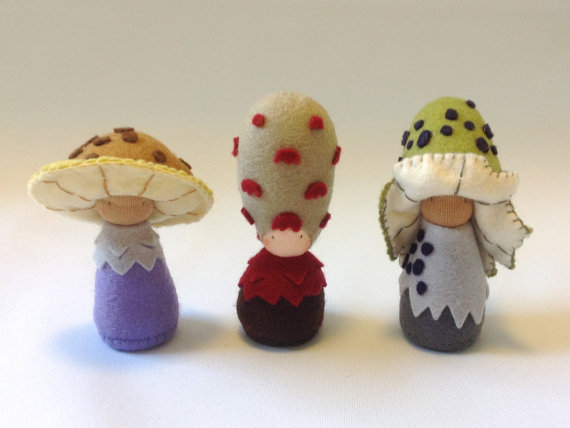 Shroompers, organic handmade toys via Toby & Roo :: daily inspiration for stylish parents and their kids.