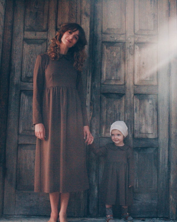 OffOn matching dress for mother and daughter via Toby & Roo :: daily inspiration for stylish parents and their kids.