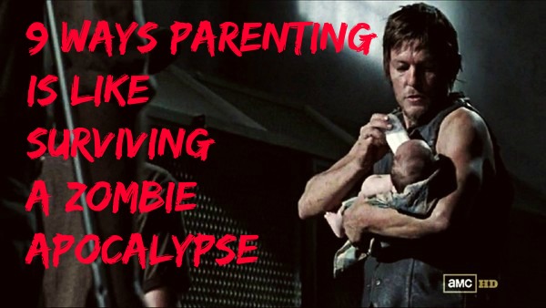 9 ways parenting is like surviving a zombie apocalypse via Toby & Roo :: daily inspiration for stylish parents and their kids.