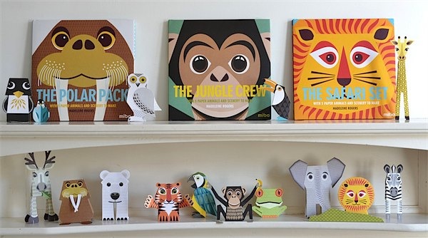 The Animal Set books from MIBO via Toby & Roo :: daily inspiration for stylish parents and their kids.