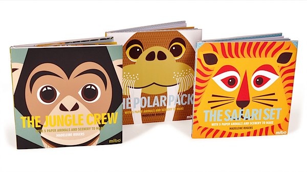 The Animal Set books from MIBO via Toby & Roo :: daily inspiration for stylish parents and their kids.