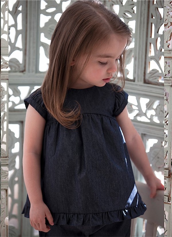 Heirloom fashion for girls from Hoity-Toity Designs via Toby & Roo :: daily inspiration for stylish parents and their kids.