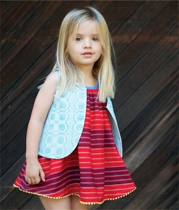 SugarCane, loom weave clothing for girls via Toby & Roo :: daily inspiration for stylish parents and their kids.