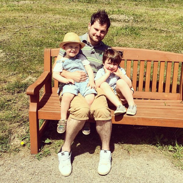 One of my favourite pictures of my husband and our boys.