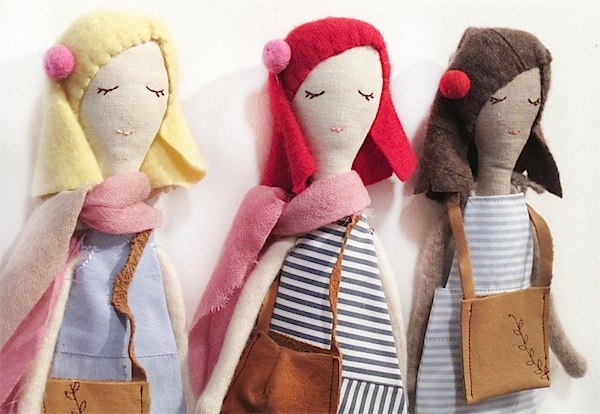 Limited edition Cashmere rag dolls from Snuggly Ugly via Toby & Roo :: daily inspiration for stylish parents and their kids.