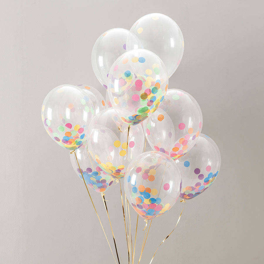 DIY confetti balloons via Toby & Roo :: daily inspiration for stylish parents and their kids.