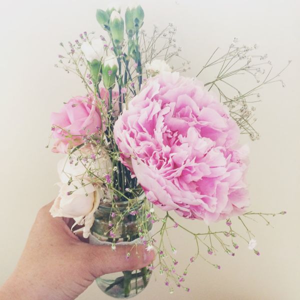 DIY posey jars from Toby & Roo :: daily inspiration for stylish parents and their kids.