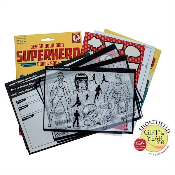 The perfect gift for the Superhero obsessed creative child in your life via Toby & Roo :: daily inspiration for stylish parents and their kids.