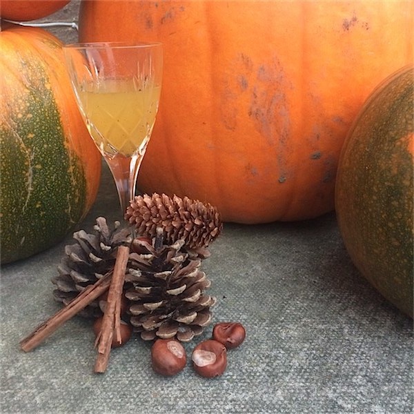 Pumpkin liqueur Recipe via Toby & Roo :: daily inspiration for stylish parents and their kids.