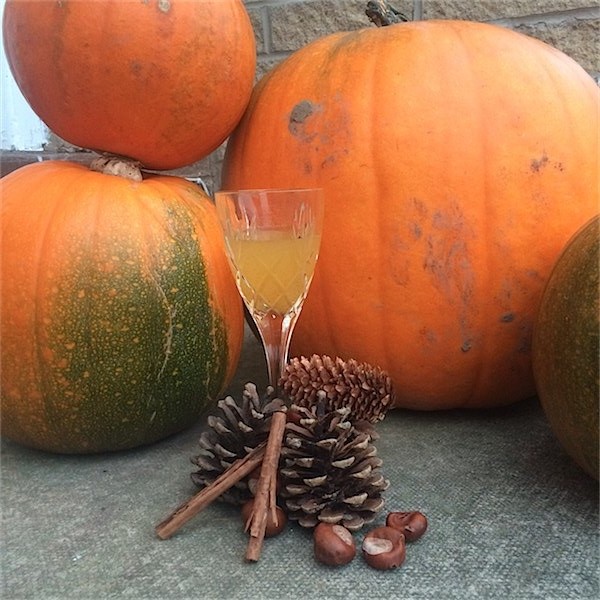 Pumpkin liqueur Recipe via Toby & Roo :: daily inspiration for stylish parents and their kids.