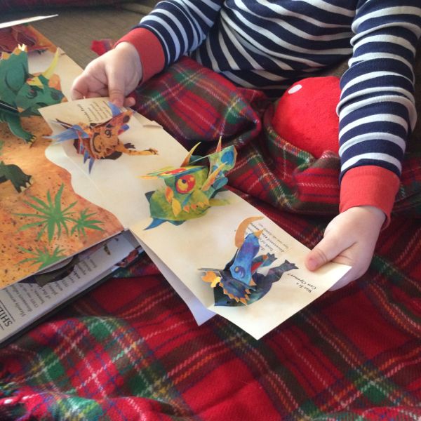 The ultimate dinosaur pop up book via Toby & Roo :: daily inspiration for stylish parents and their kids.