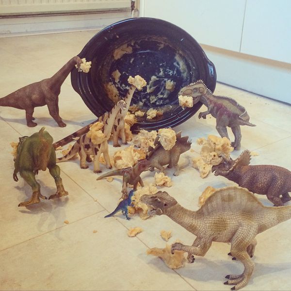 Dinovember by Toby & Roo on instagram via Toby & Roo :: daily inspiration for stylish parents and their kids.