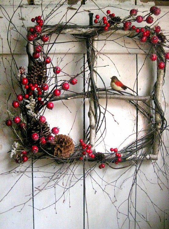 7 Alternative ideas for decorating your front door this Christmas via Toby & Roo :: daily inspiration for stylish parents and their kids