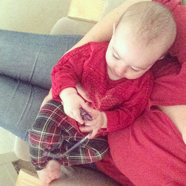 I have a velcro baby, and I'm ok with that. via Toby & Roo :: daily inspiration or stylish parents and their kids.