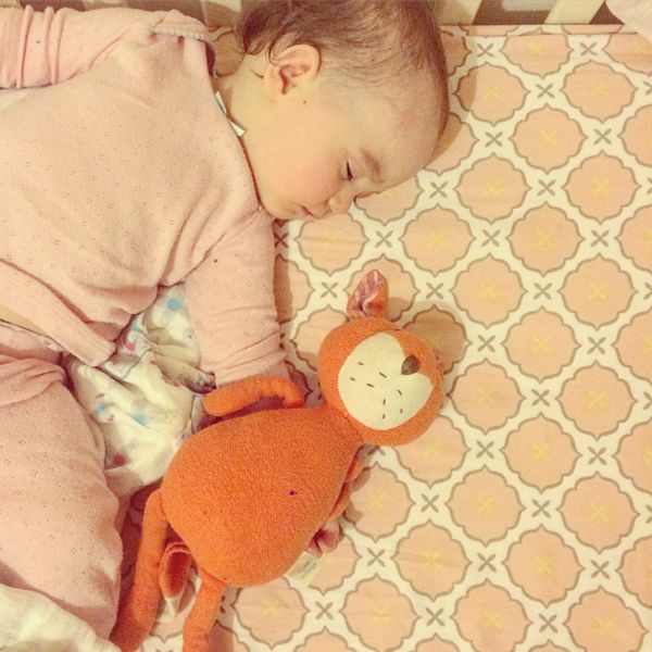 Last night as a one year old.