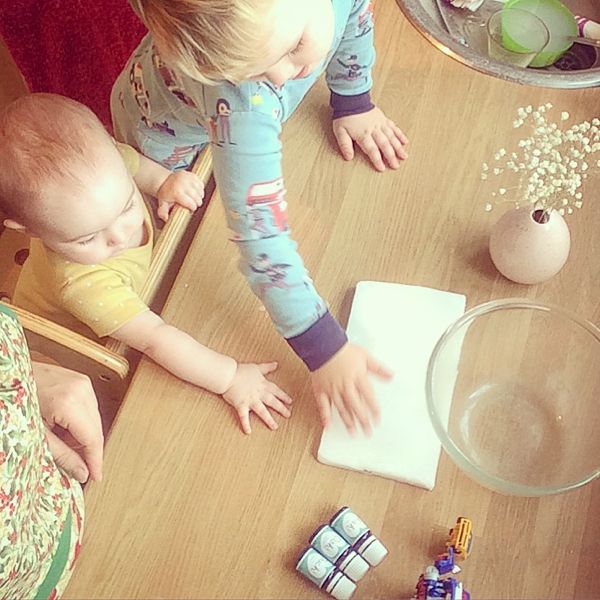 First time in the learning tower crafting!