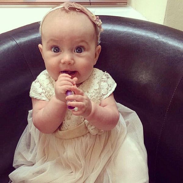 Flower girl for Aunty Kate.