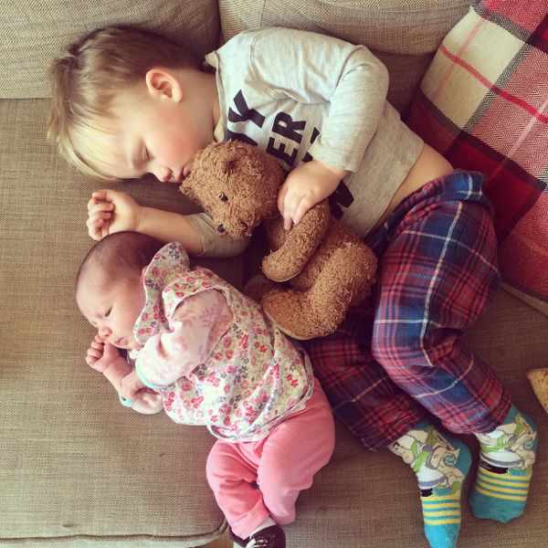 When they still napped together.