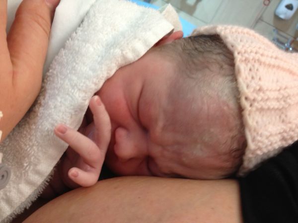 Her very first picture. Ever.