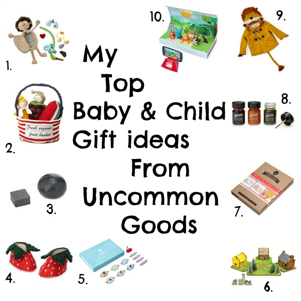 Blogger takeover :: My top picks for baby and child gifts from Uncommon Goods via Toby & Roo :: daily inspiration for stylish parents and their kids.