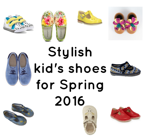 My wishlist of stylish kids shoes for spring! via Toby & Roo :: daily inspiration for stylish parents and their kids.