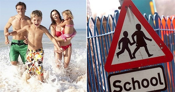 Holidays during school time via Toby & Roo 