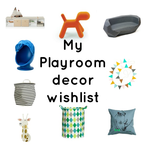 My playroom decor wish list featuring NEST, NUBIE, H&M and IKEA via Toby & Roo :: Daily inspiration from stylish parents and their kids.
